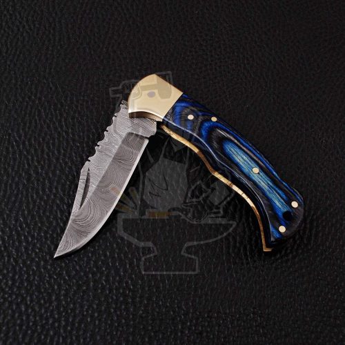 DAMASCUS FOLDING KNIFE - Image 4