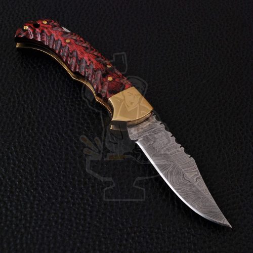 DAMASCUS FOLDING KNIFE - Image 2