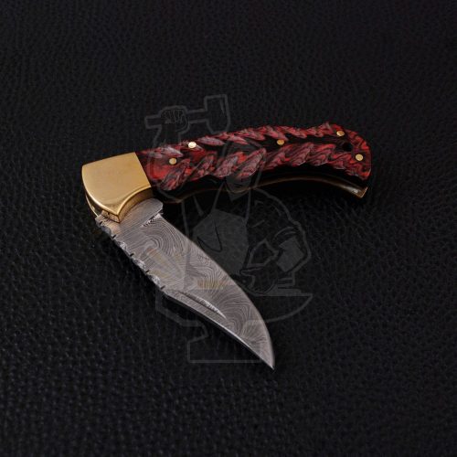 DAMASCUS FOLDING KNIFE - Image 4
