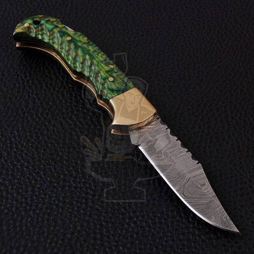 DAMASCUS FOLDING KNIFE - Image 2
