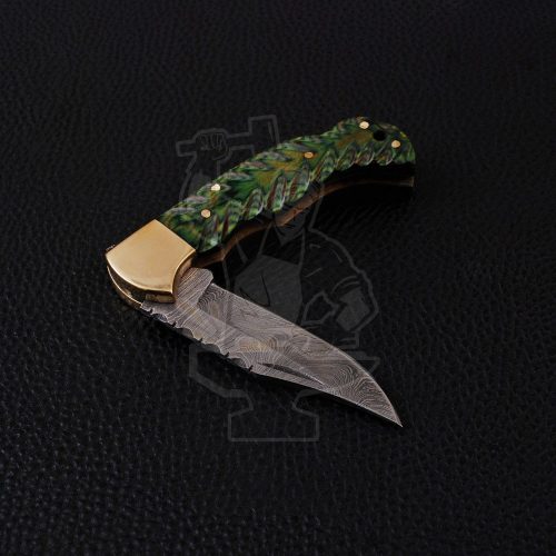 DAMASCUS FOLDING KNIFE - Image 4