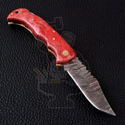 DAMASCUS FOLDING KNIFE - Image 2