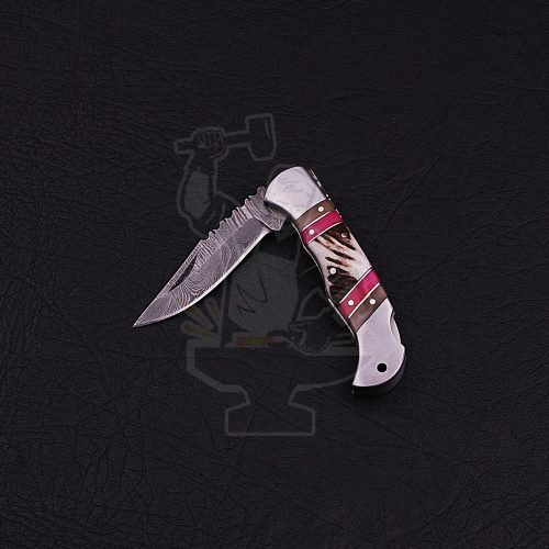 DAMASCUS FOLDING KNIFE - Image 3