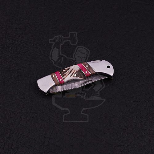 DAMASCUS FOLDING KNIFE - Image 4