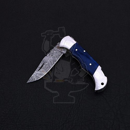 DAMASCUS FOLDING KNIFE - Image 4