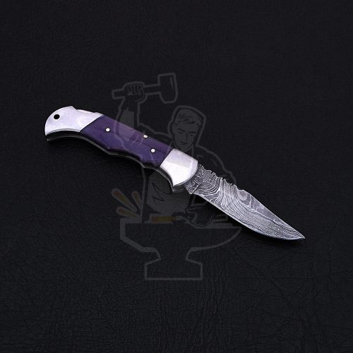 DAMASCUS FOLDING KNIFE - Image 2