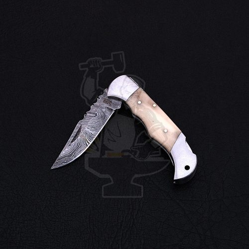 DAMASCUS FOLDING KNIFE - Image 4