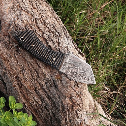 DAMASCUS TANTO SKINNER KNIFE - Image 4