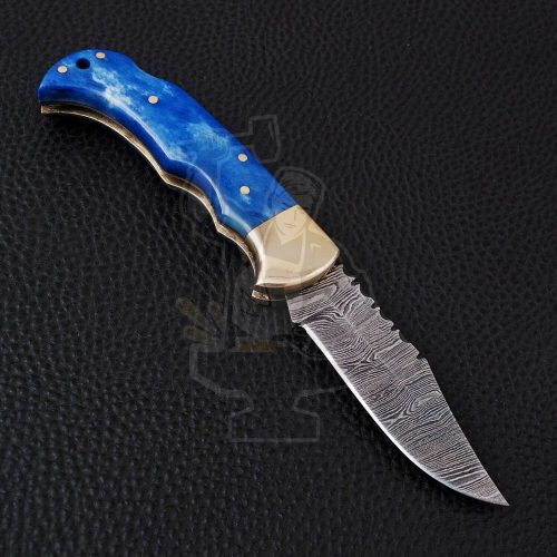 DAMASCUS FOLDING KNIFE - Image 5
