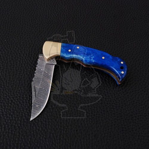 DAMASCUS FOLDING KNIFE - Image 3