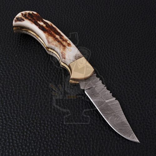 DAMASCUS FOLDING KNIFE - Image 2