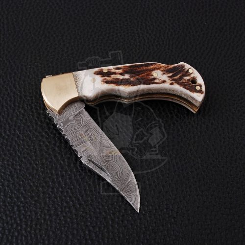 DAMASCUS FOLDING KNIFE - Image 4