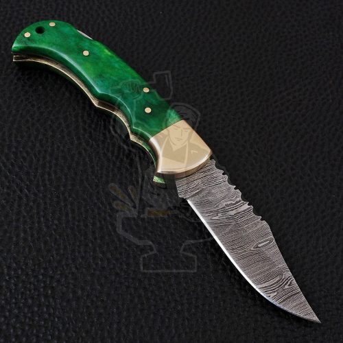 DAMASCUS FOLDING KNIFE - Image 2
