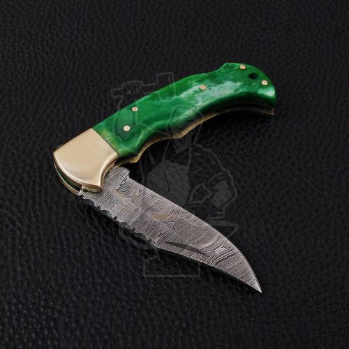 DAMASCUS FOLDING KNIFE - Image 4