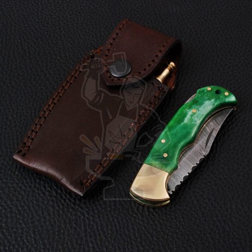 DAMASCUS FOLDING KNIFE - Image 5