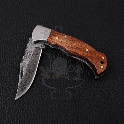 DAMASCUS FOLDING KNIFE - Image 4