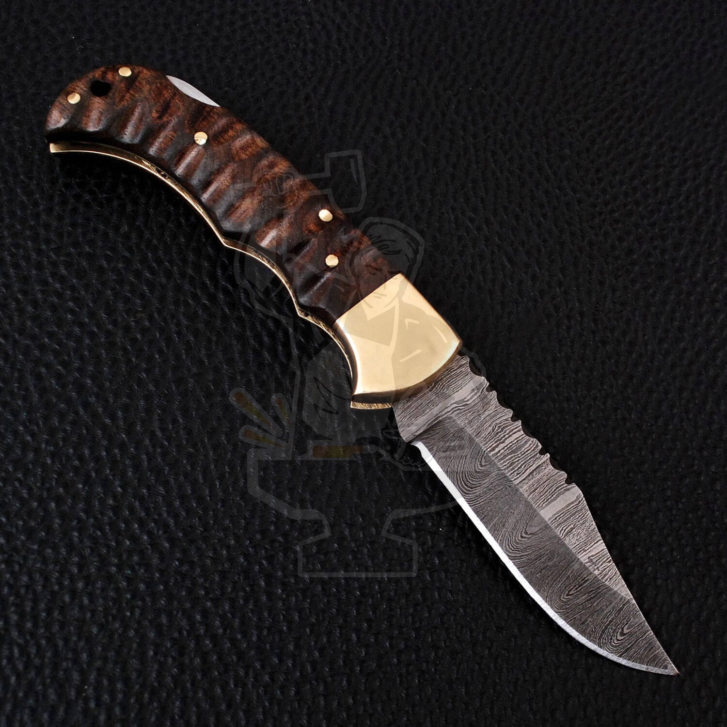 DAMASCUS FOLDING KNIFE - Image 2