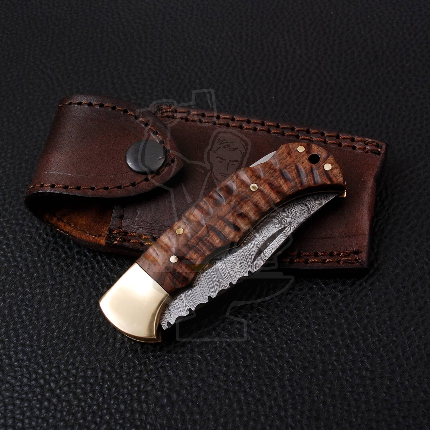 DAMASCUS FOLDING KNIFE - Image 5