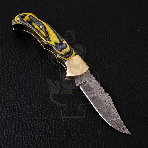 DAMASCUS FOLDING KNIFE - Image 2