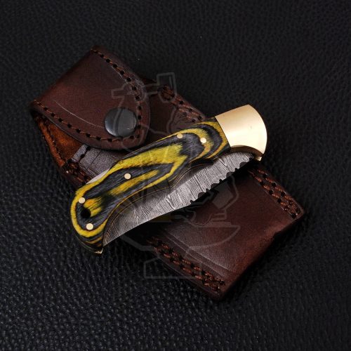 DAMASCUS FOLDING KNIFE - Image 5