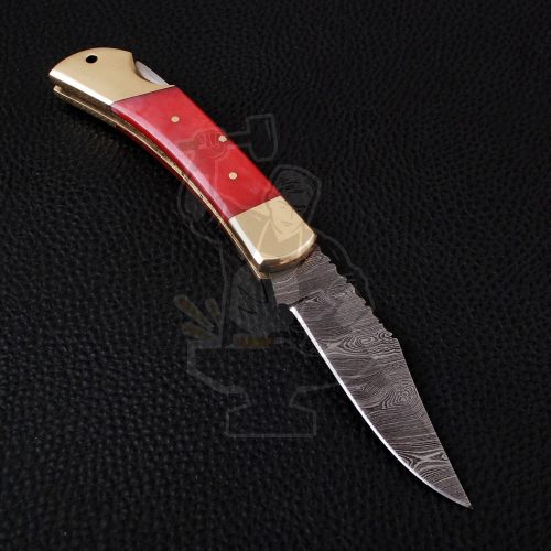 DAMASCUS FOLDING KNIFE - Image 2