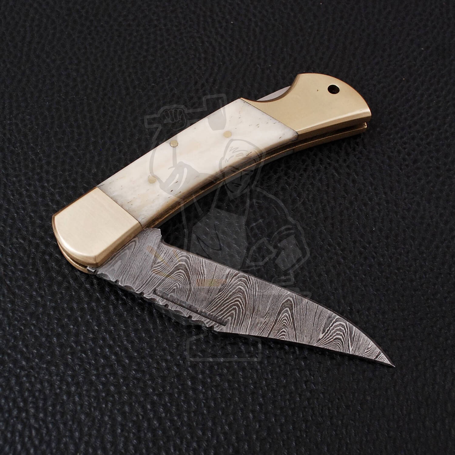 DAMASCUS FOLDING KNIFE - Image 4