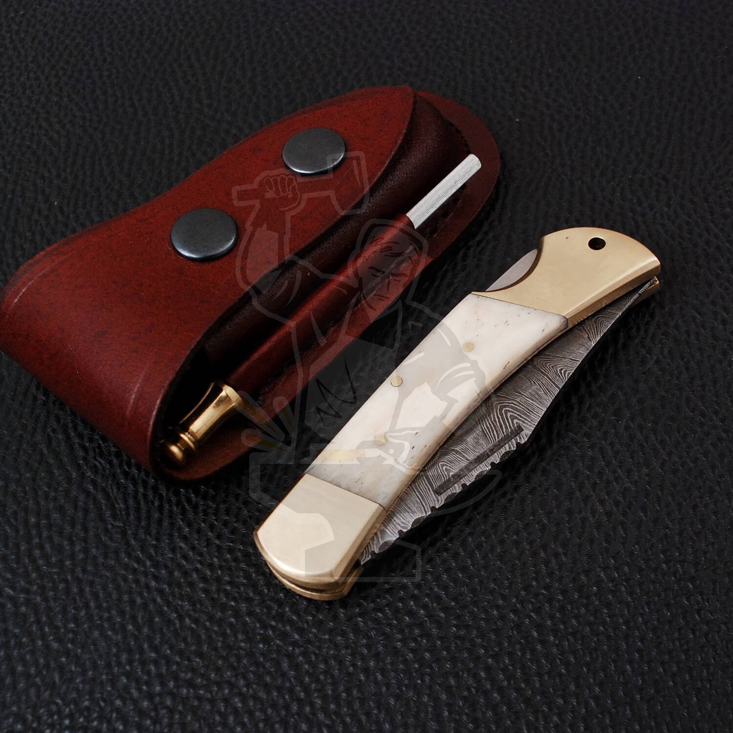 DAMASCUS FOLDING KNIFE - Image 5