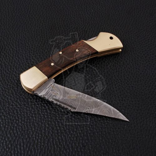 DAMASCUS FOLDING KNIFE - Image 4