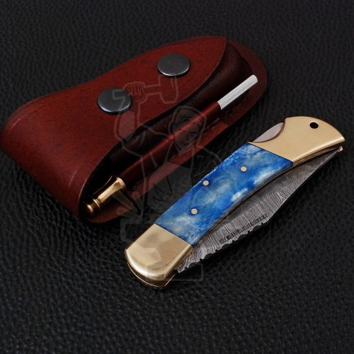 DAMASCUS FOLDING KNIFE - Image 5