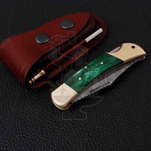 DAMASCUS FOLDING KNIFE - Image 5