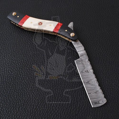 DAMASCUS STRAIGHT RAZOR - Image 2