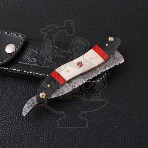 DAMASCUS STRAIGHT RAZOR - Image 5