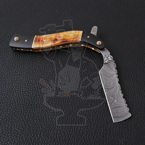 DAMASCUS STRAIGHT RAZOR - Image 2
