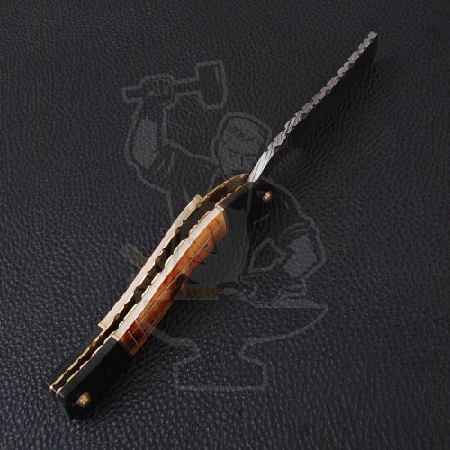 DAMASCUS STRAIGHT RAZOR - Image 3