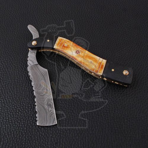 DAMASCUS STRAIGHT RAZOR - Image 4