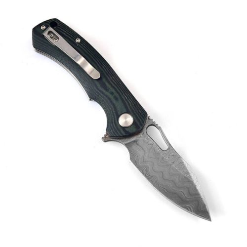 Damascus steel Ball Bearing Flipper Knife - Image 3