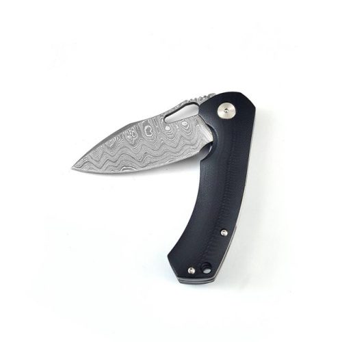Damascus steel Ball Bearing Flipper Knife - Image 3