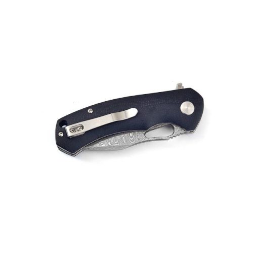 Damascus steel Ball Bearing Flipper Knife - Image 2