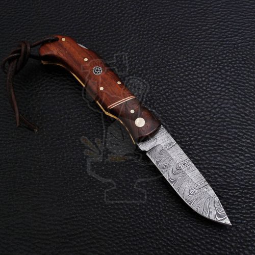 DAMASCUS FOLDING KNIFE - Image 2