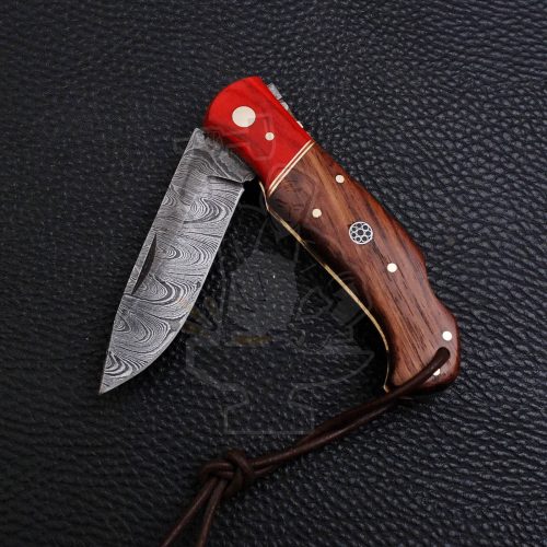 DAMASCUS FOLDING KNIFE - Image 4