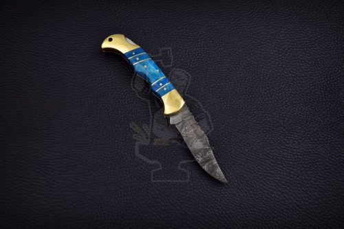 DAMASCUS FOLDING KNIFE - Image 2