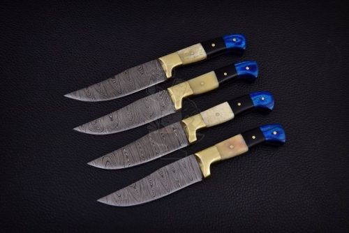 Damascus Steak Knives set (4pc) - Image 3