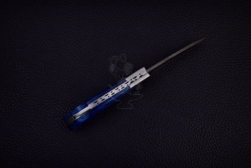 Damascus Steel Pocket Knife - Image 3