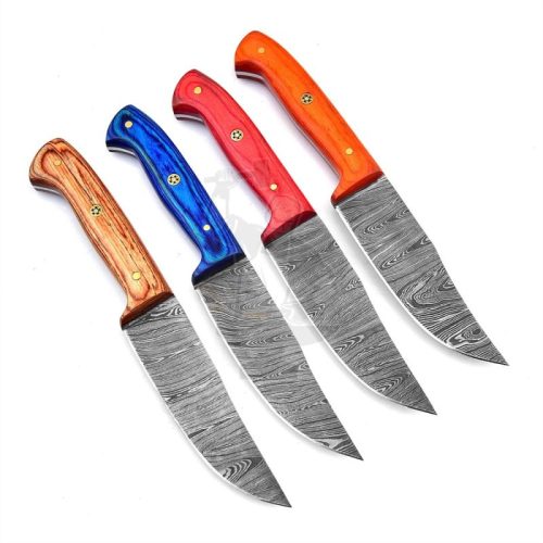 Damascus Steak Knife Set of 4 Piece - Image 2