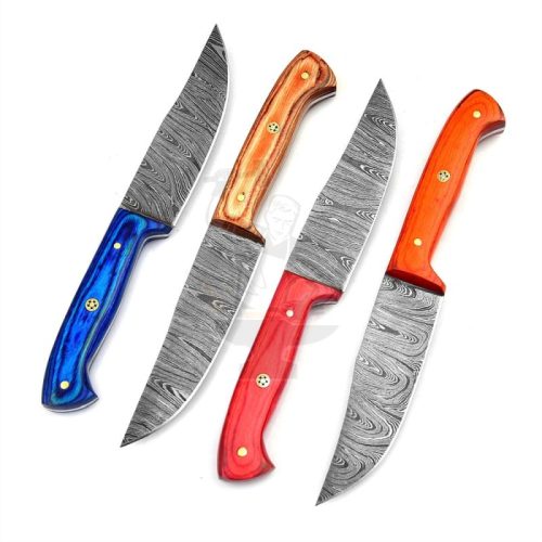 Damascus Steak Knife Set of 4 Piece - Image 3