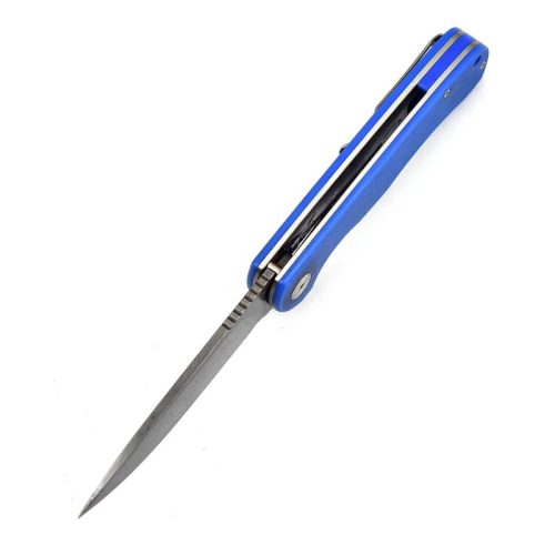 Damascus steel Ball Bearing Flipper Knife - Image 3