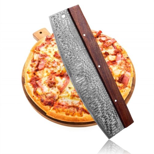 Damascus Large Pizza Cutter/Slicer - Image 6