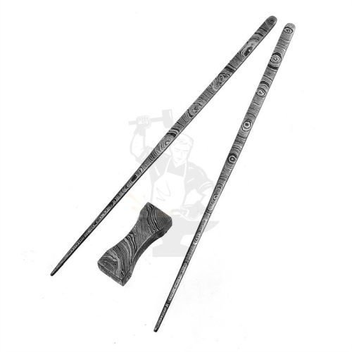 Damascus Chopsticks Pair - Image 2