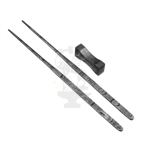 Damascus Chopsticks Pair - Image 4
