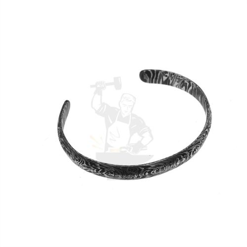 Damascus Steel Bangle - Image 2